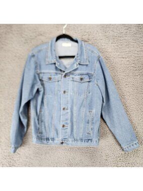Honeyuppy Jacket Womens Small Blue Cotton Denim Jean Jacket